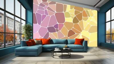 Abstract geometric triangles futuristic technology background. Illustration vector. Color pebbles. eps 10 Wall mural