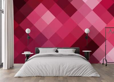 Abstract pink geometrical background - Vector illustration. eps 10 Wall mural