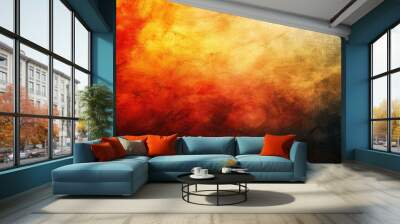 Abstracto Fondo de Colores. Textured Heaven Background with Sunset Colours Wall mural