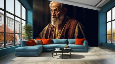 Apostle Paul religious saint Christian biblical historical figure. Ancient divine believer. AI generated. Wall mural