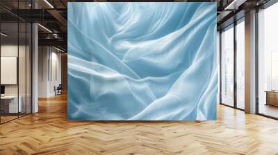 Blue Bg Abstract Wallpaper - Dynamic Blue Background for Soft Websites, Presentations and Sceneries with Light Blue Concept Wall mural