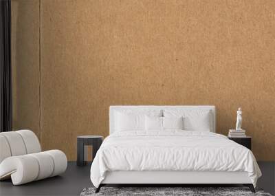 Brown kraft paper background. Full frame texture. Wall mural