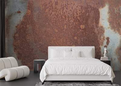 photo background rusty metal sheet Wall mural