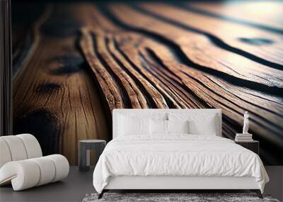 wood texture close up background new quality universal colorful image illustration wallpaper design Wall mural