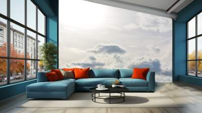 Cloudy sky Wall mural