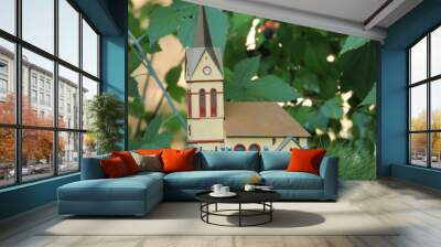 layout church  on the grass Wall mural