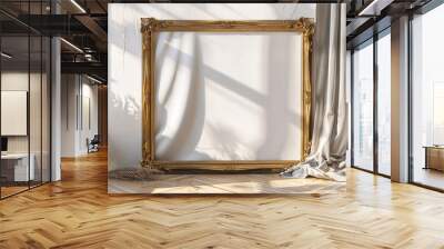 Classic Picture Frame Mockup HD print 6144x4620 pixels. V4 2 Wall mural