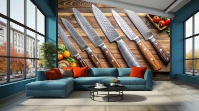 chef-knife-set  Wall mural