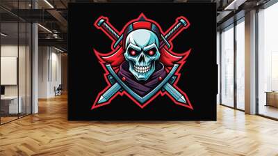 skull e-sports Wall mural