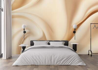 Abstract Creamy Swirls Wall mural