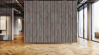 Wood texture background pattern. Dark hardwood planks surface of wooden board floor wall fence. Abstract timber decorative illustration. Wall mural