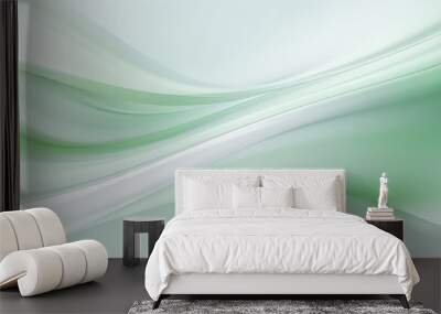 abstract white soft green background illustration texture artistic, light bright, pastel gradient abstract white soft green background Wall mural