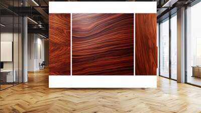 background mahogany wood texture grain illustration natural brown, plank hard, material vintage background mahogany wood texture grain Wall mural