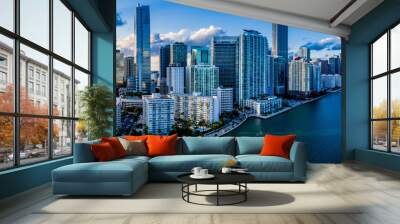 Miami Skyline Wall mural