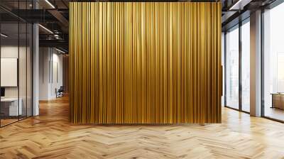 Gold stripes. Cool gold background. Texture material. Wall mural