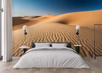 Sandy desert landscape background Wall mural