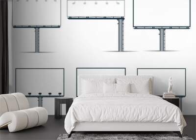 vector billboards 2 Wall mural