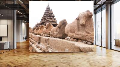 the shore temple, mahabalipuram, tamil nadu, india Wall mural