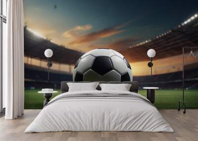 Football in stadium | Football Background HD 2024 Wall mural