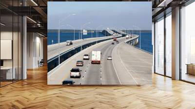 Interstate Highway Bridge Wall mural