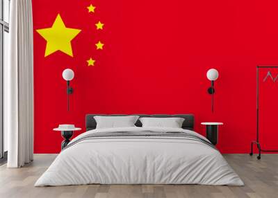 Chinafahne Wall mural