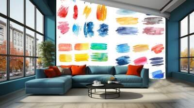 splatter spot stain dye ink stroke colourful pastel splash sketch wet creativity watercolor paint Wall mural