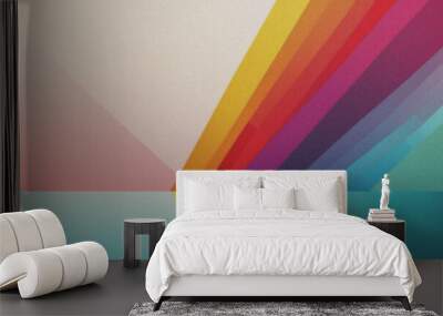 Subtle grain artistic blur effects for captivating banner and poster designs Wall mural