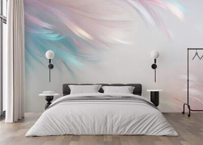 Vibrant digital art minimalist abstract background Wall mural