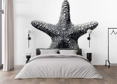 starfish silhouette Wall mural