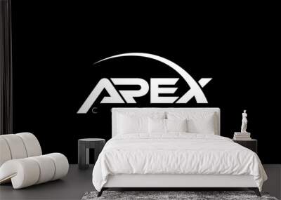 Apex letter branding logo concept Wall mural