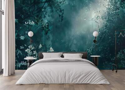 A dreamy wallpaper with luxury background Wall mural