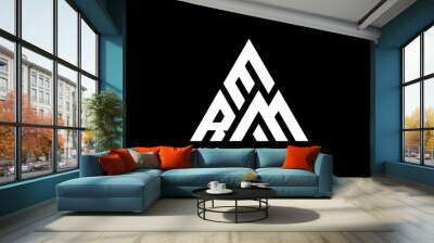 Triangle letter branding RME creative logo Wall mural