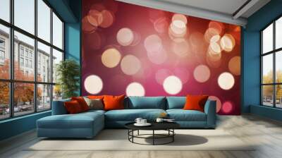 abstract background with bokeh generated by AI tool Wall mural