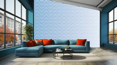 abstract smooth ert line pattern design. Wall mural