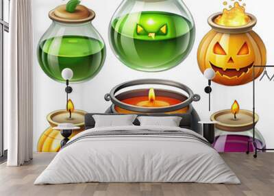 Halloween party food arrangement Wall mural