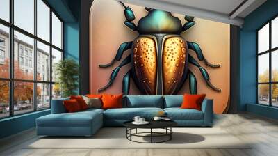 state potato beetle generative ai Wall mural