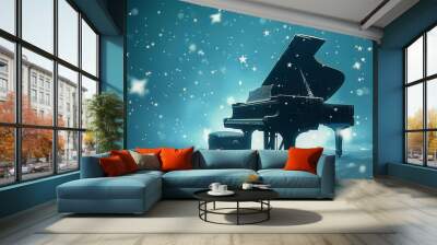 Piano Wall mural