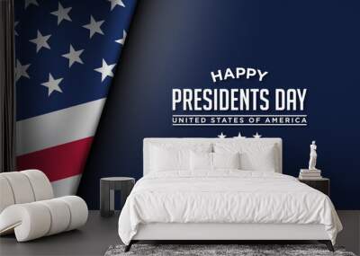 Presidents Day Background Design. Wall mural