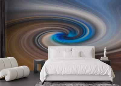 Beautiful swirl presentation creative abstract background, marble shape digital spiral wallpaper  Wall mural