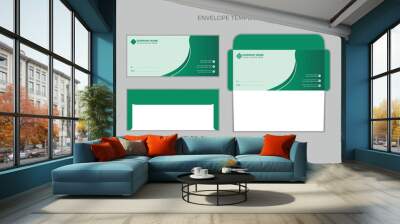 Vector hospital envelope design template Wall mural