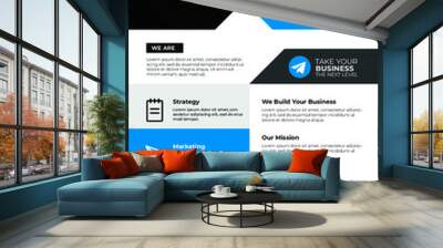 website template design Wall mural