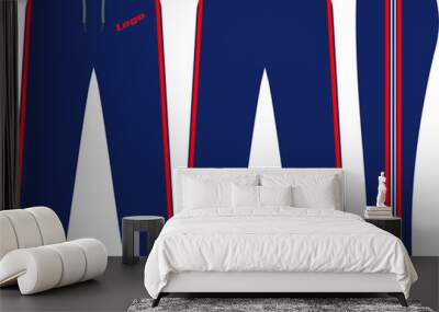 Sweat Pants Mock ups Designs illustration template vectors  Wall mural