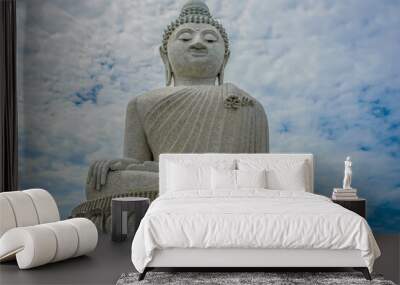 Big Buddha top tourist attraction in Phuket province Thailand Wall mural