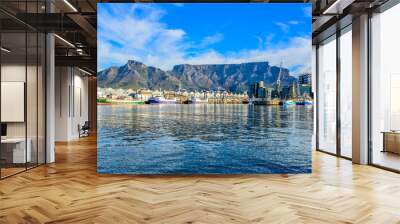 Cape town and table mountain in South Africa Wall mural