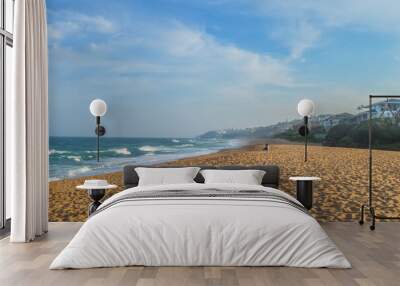 Pictureque Salt rock main beach and a river mouth lagoon in Dolphin coast Durban Ballito South Africa Wall mural