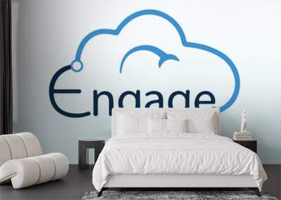 Design a modern logo for engage Wall mural