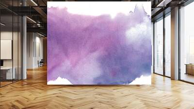 Purple Watercolor Wash Wall mural