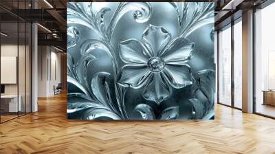 Etched Background Wall mural