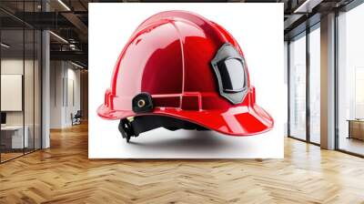 Firefighter Helmet Isolated Wall mural