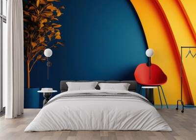 Interior Vector Illustration Wall mural